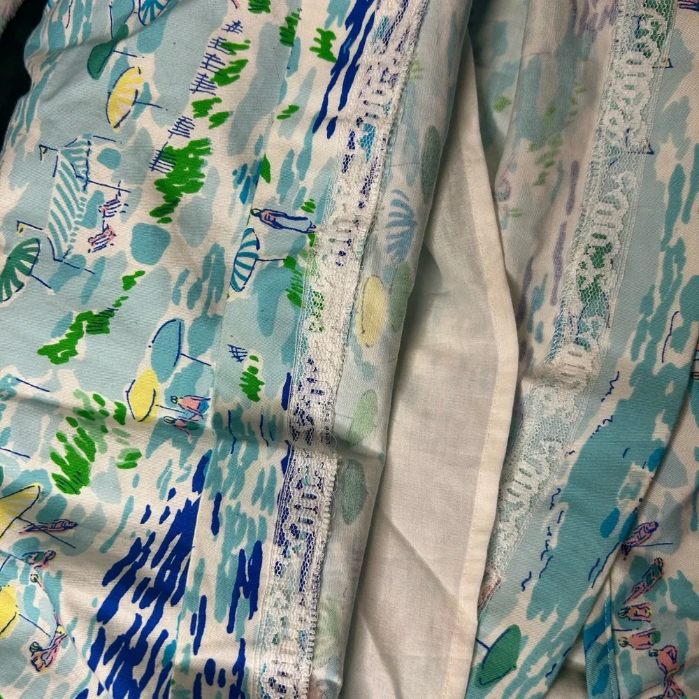 Lilly Pulitzer High Tide Toile Zip front dress size 8 - Picture 7 of 8